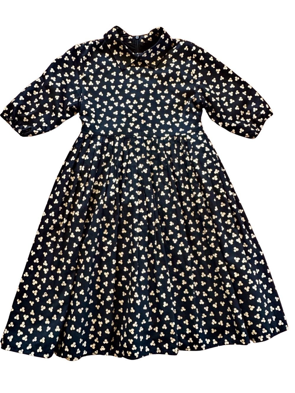 Chèribelle Girls Black Floral Dress